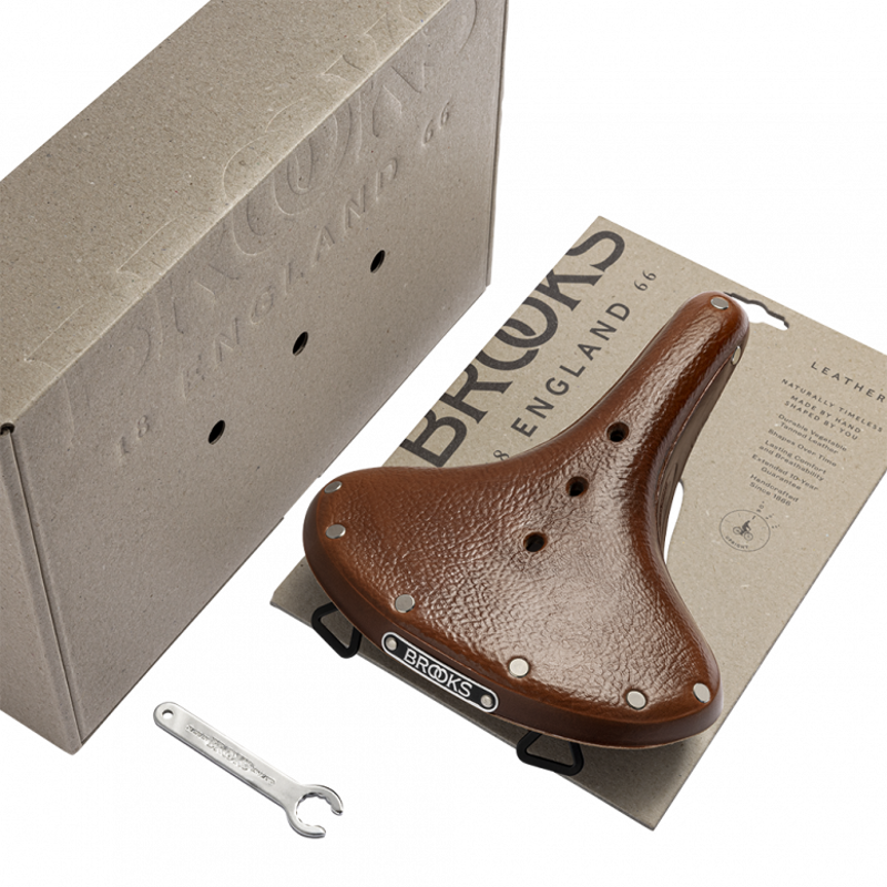 Brooks B68 Saddle in B68 Honey-3