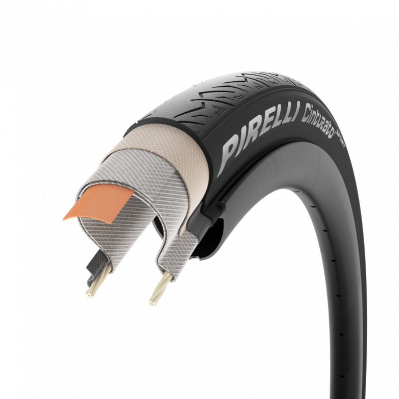 Pirelli Cinturato Sport 700c Pro Compound Clincher Tyre in Black-3