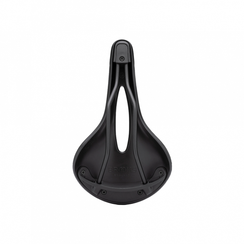 Brooks C17 Cambium Carved All-Weather Steel 162mm Saddle in Mud Green-3