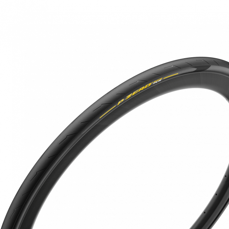 Pirelli P Zero Race TLR 700c SmartEVO Tyre in Yellow-2