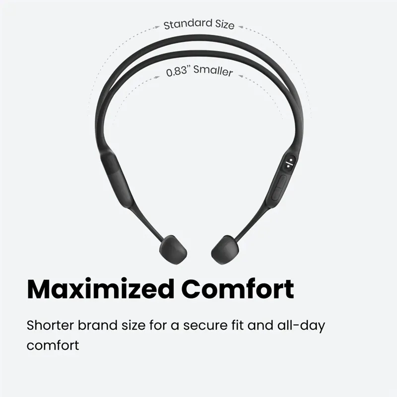 Shokz OpenRunPro Mini Headphones in Beige-1