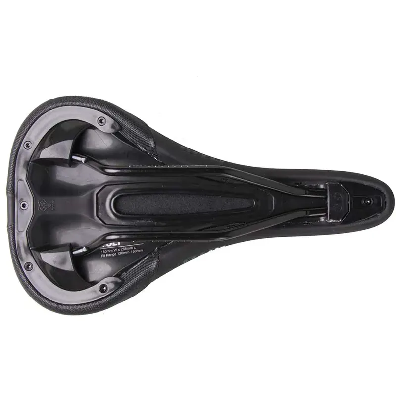 WTB Volt 265x150mm Wide Steel Mountain Bike Saddle in Black-4