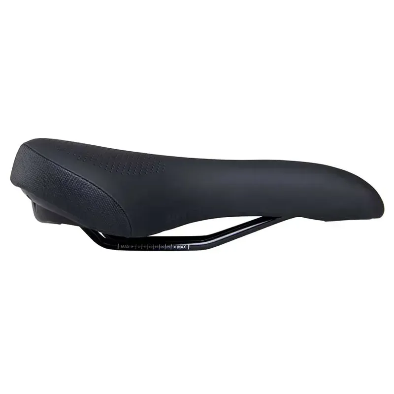 WTB Comfort Wide 270x174mm Steel Saddle in Black-2