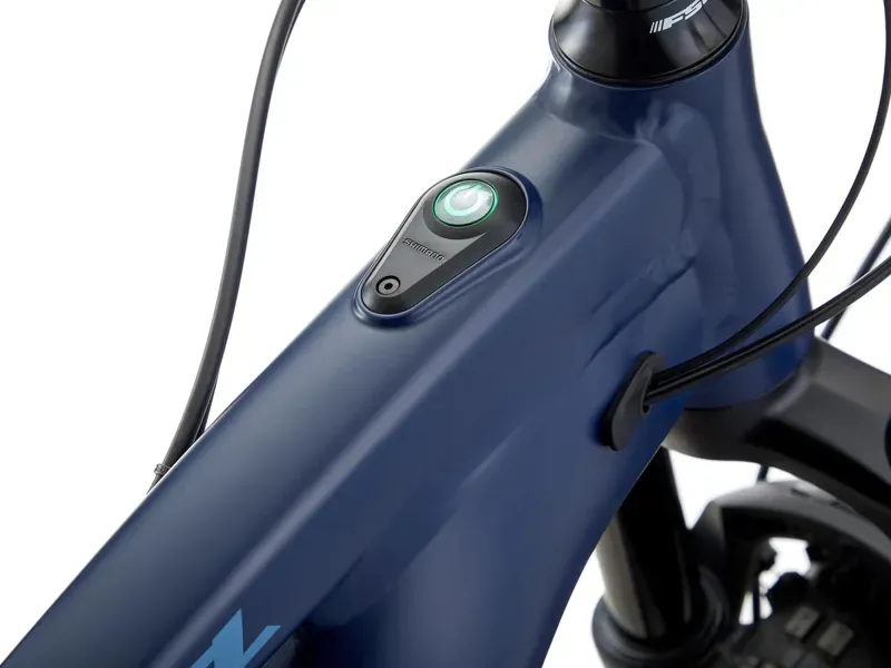 Kona Remote Electric Mountain Bike 2026 in Matte Midnight w/ Blue-Grey Decals-3