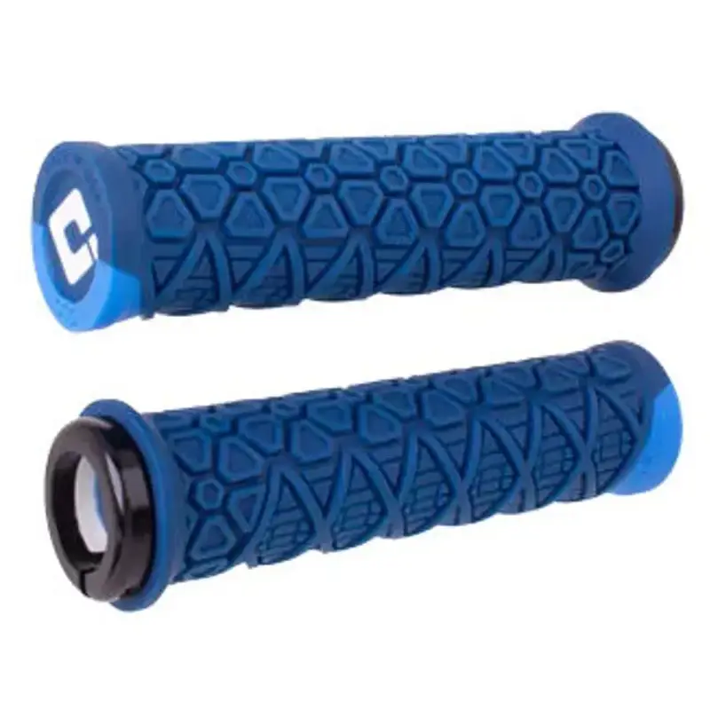 Balfes Bikes Odi Vanquish MTB Lock-On Grips 135mm in Blue/Blue | Free postage over £30, £10 off first order, price match & 0% finance.
