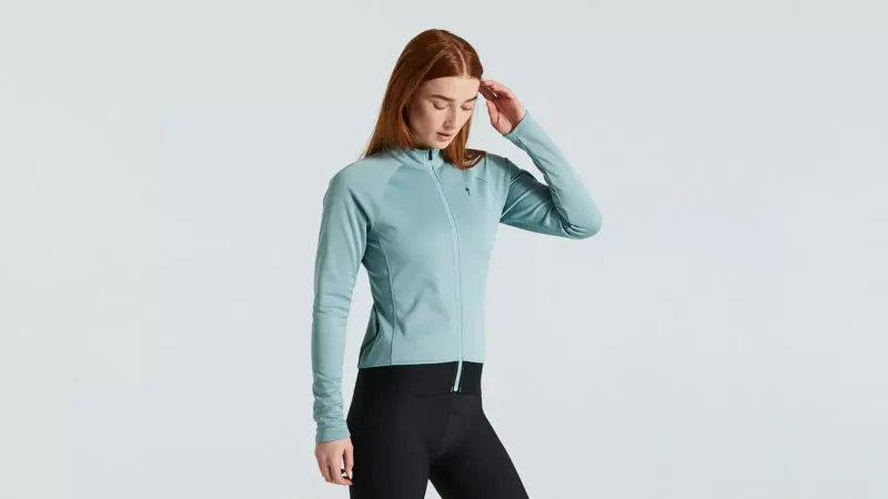 Balfes Bikes Specialized Women's RBX Expert Long Sleeve Thermal Jersey in Arctic Blue | Free postage over £30, £10 off first order, price match & 0% finance.