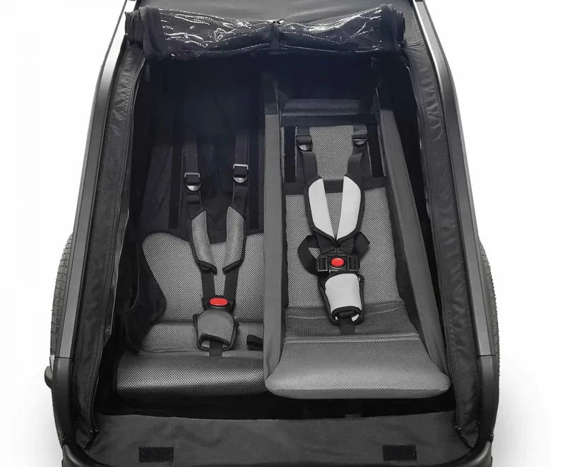 Cube Baby Seat For Kids Trailer Double CMPT in Black-1