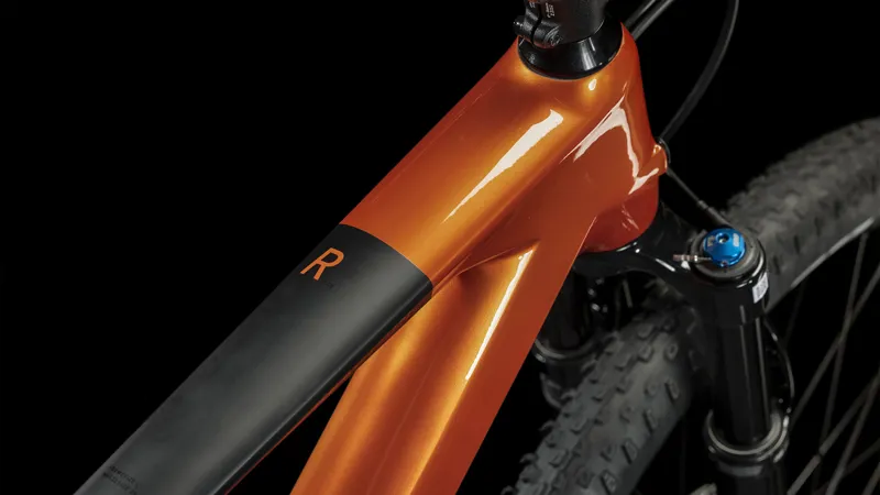 Cube Reaction c:62 Race Hardtail Mountain Bike 2024 in Fireorange/Black-1