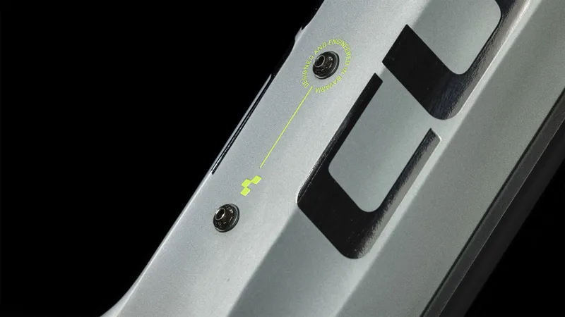 Cube Reaction Hybrid Pro 625 Electric Mountain Bike 2024 in Flash Grey/Green-3