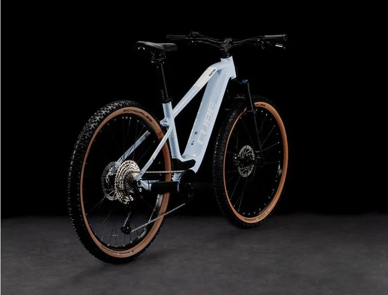 Cube Reaction Hybrid Pro 500 Electric Mountain Bike 2024 in Flash White-6