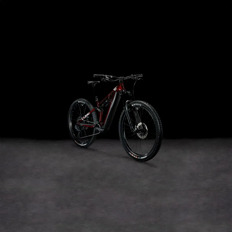 Cube Stereo Hybrid one55 c:68x SLX 750 Electric MTB 2025 in Liquid red carbon-6