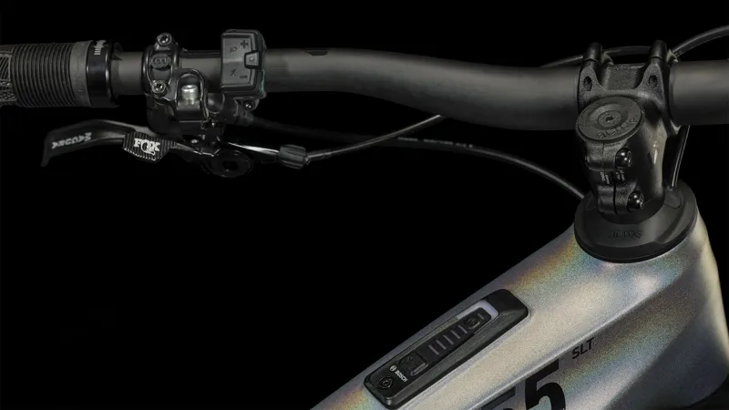 Cube Stereo Hybrid ONE55 C:68X SLT 750 Electric Full Suspension Mountain Bike 2024 In Silver-1