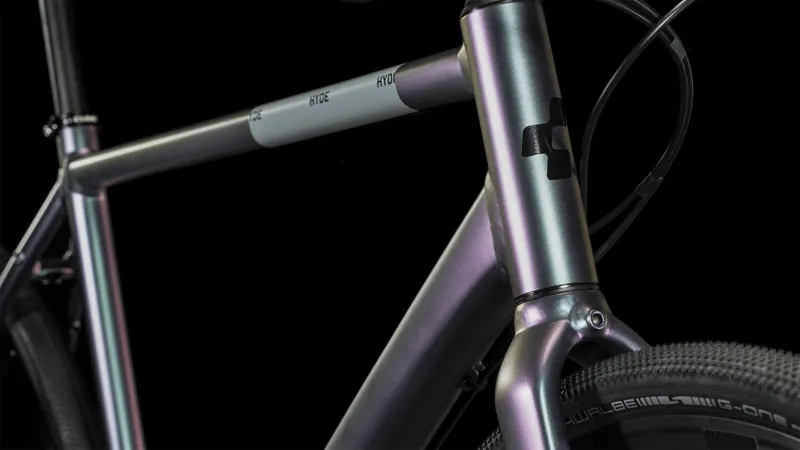 Cube Hyde Race Hybrid Bike 2024 in Galactic/Black-7