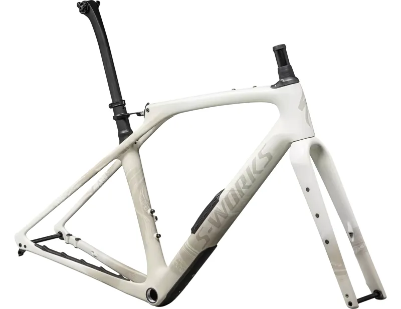 Specialized S-Works Diverge STR Gravel Frameset 2024 in Dune/White Birch-1
