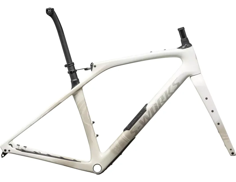 Specialized S-Works Diverge STR Gravel Frameset 2024 in Dune/White Birch
