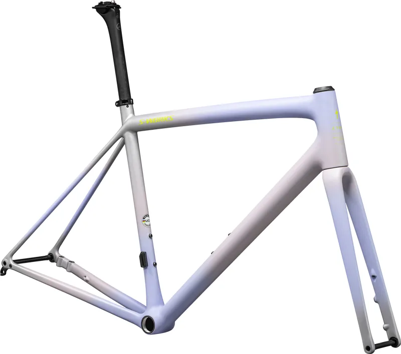 Specialized S-Works Aethos Road Frameset 2024 in Clay/Indigo/Silver Dust-1