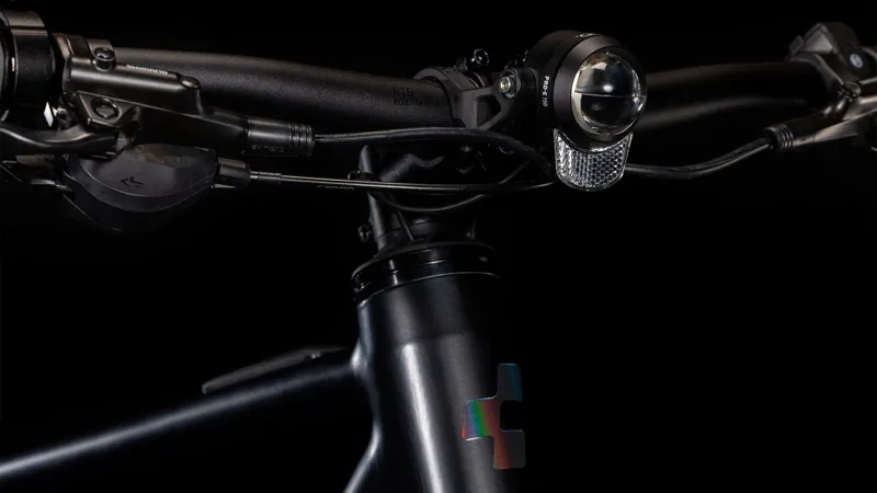 Cube Editor Hybrid Pro FE 400X Electric Hybrid Bike 2024 in Black/Spectral-4