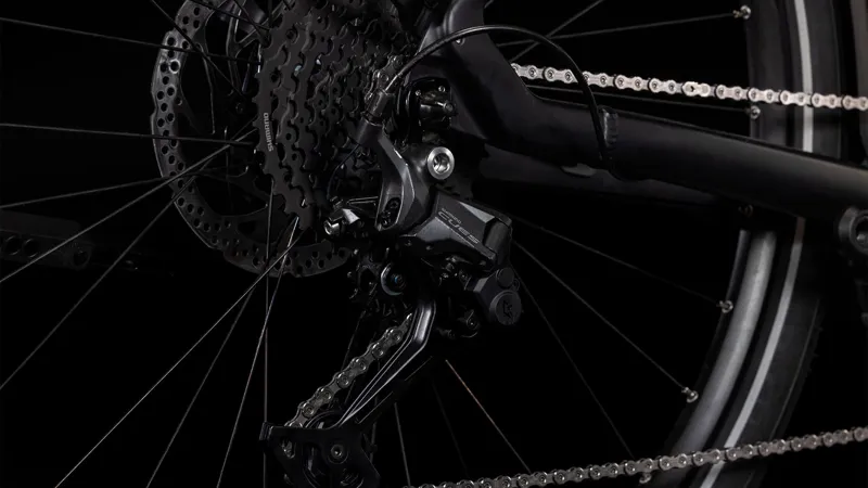 Cube Editor Hybrid Pro FE 400X Electric Hybrid Bike 2024 in Black/Spectral-6