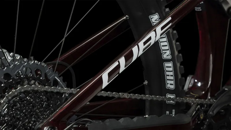 Cube Stereo Hybrid one55 c:68x SLX 750 Electric MTB 2025 in Liquid red carbon-2