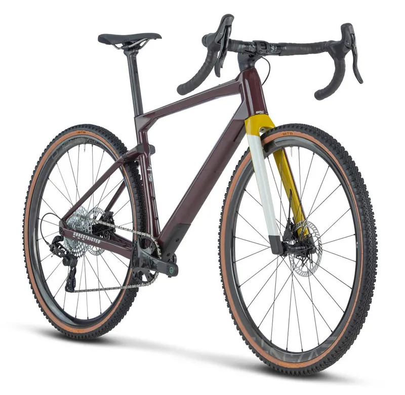 BMC Unrestricted 01 THREE Gravel Bike 2023 in Purple/White-1