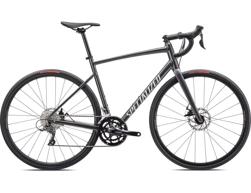 Specialized Allez E5 Disc Road Bike 2025 in Smoke/White/Silver