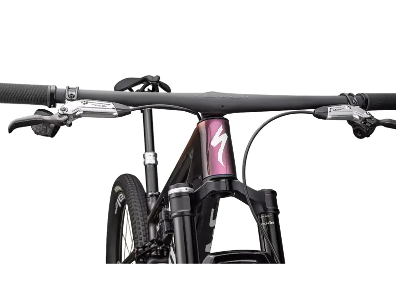 Specialized S-Works Epic 8 Full Suspension Mountain Bike 2024 in Carbon/Vivid Pink/Viavi Magenta Gold-4