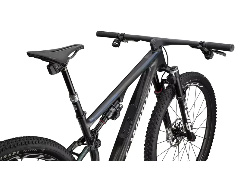 Specialized S-Works Epic 8 Full Suspension Mountain Bike 2025 in Carbon/Astral Blue/Electric Green-3