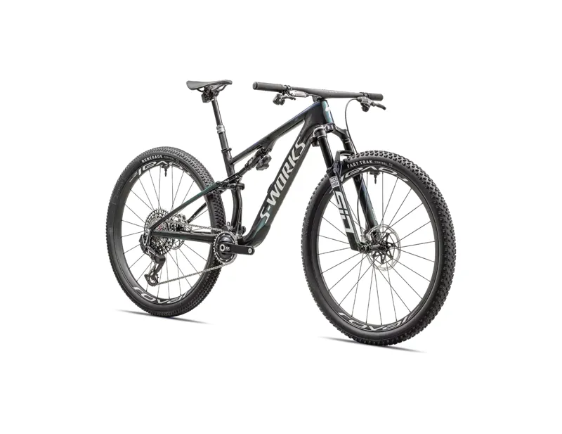 Specialized S-Works Epic 8 Full Suspension Mountain Bike 2025 in Carbon/Astral Blue/Electric Green-1