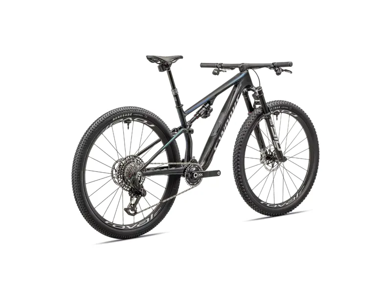 Specialized S-Works Epic 8 Full Suspension Mountain Bike 2025 in Carbon/Astral Blue/Electric Green-2