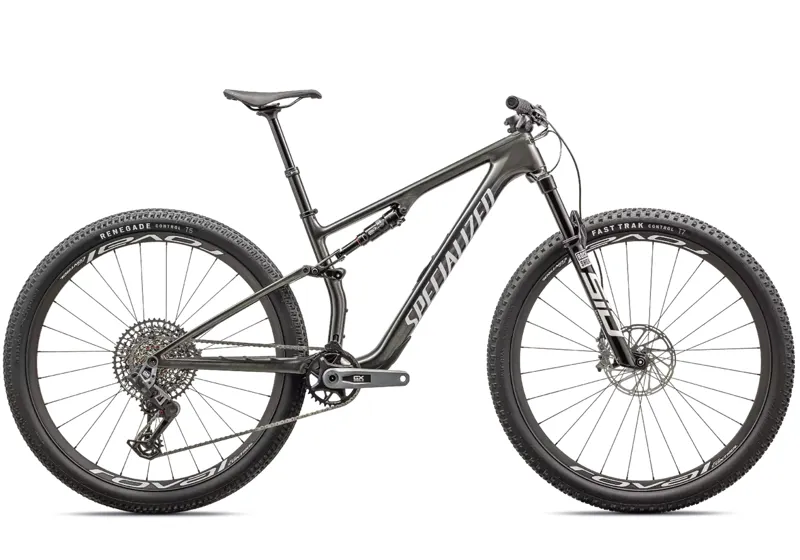 Specialized Epic 8 Expert Full Suspension Mountain Bike 2024 in Carbon/Black White