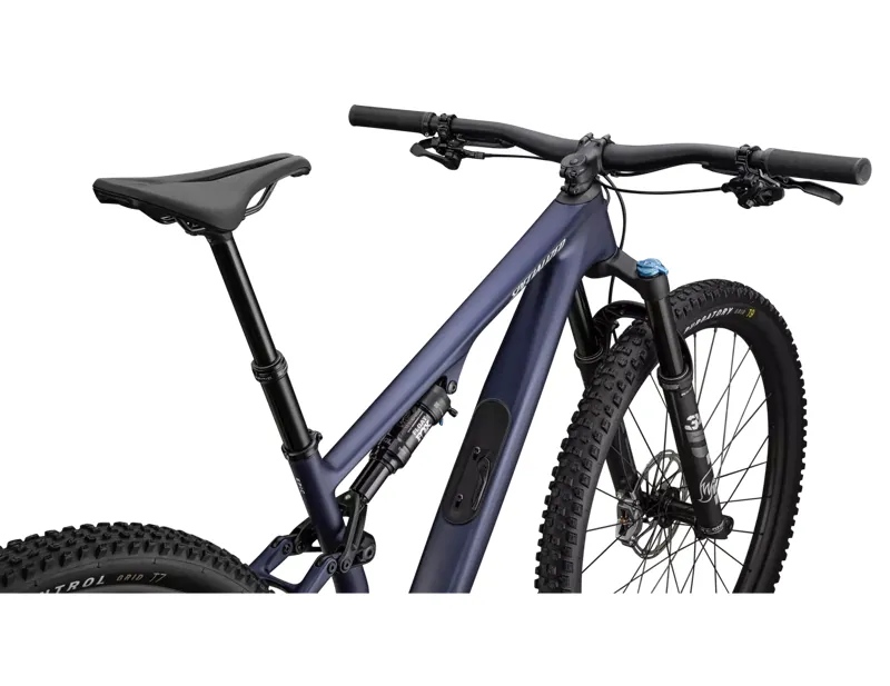 Specialized Epic 8 EVO Comp Full Suspension Mountain Bike 2025 in Blue Onyx/Dune White-3
