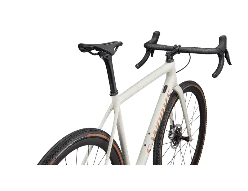 Specialized S-Works Crux eTap Gravel Bike 2025 in Birch/Red/Gold/Pearl Speckle-3