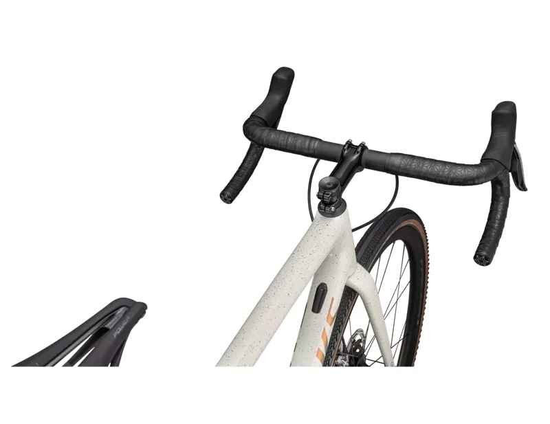 Specialized S-Works Crux eTap Gravel Bike 2025 in Birch/Red/Gold/Pearl Speckle-4