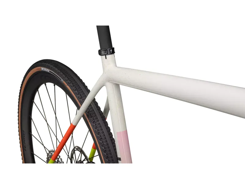 Specialized Crux Pro Gravel Bike 2024 in Dune White/Birch/Cactus Bloom Speckle-5