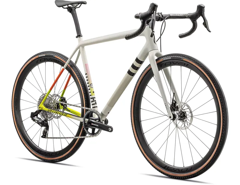 Specialized Crux Pro Gravel Bike 2024 in Dune White/Birch/Cactus Bloom Speckle-1