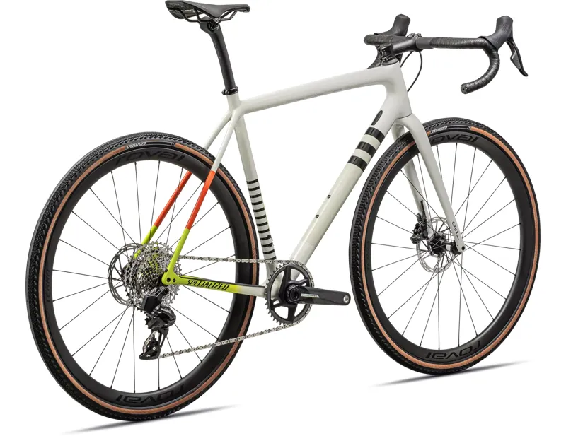 Specialized Crux Pro Gravel Bike 2024 in Dune White/Birch/Cactus Bloom Speckle-2