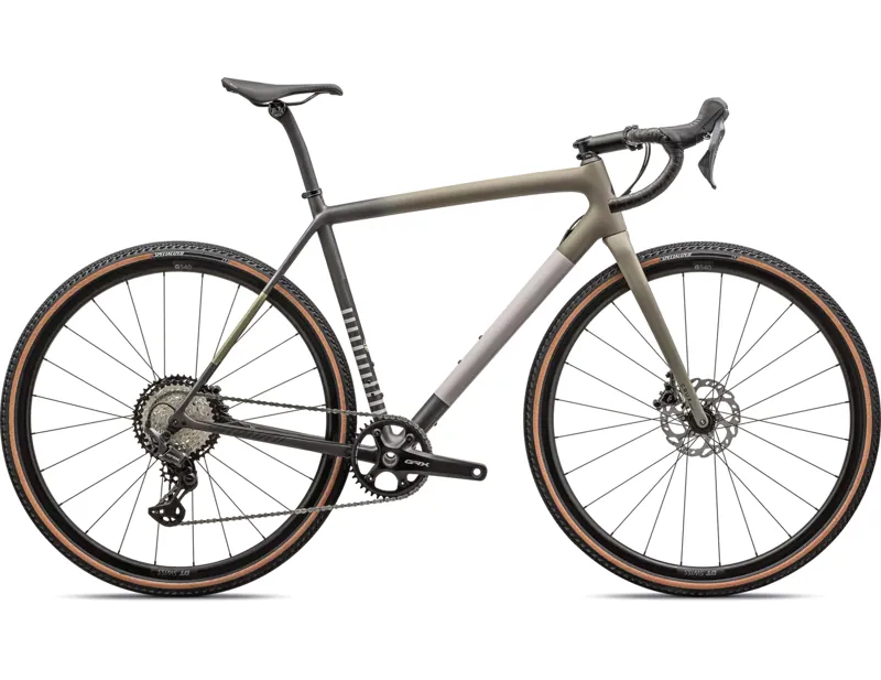 Specialized Crux Comp Gravel Bike 2024 in Taupe/Smoke/Midnight/Clay