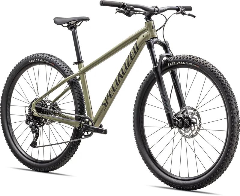 Specialized Rockhopper Comp Hardtail Mountain Bike 2025 in Gloss Metallic Spruce/Smoke-1