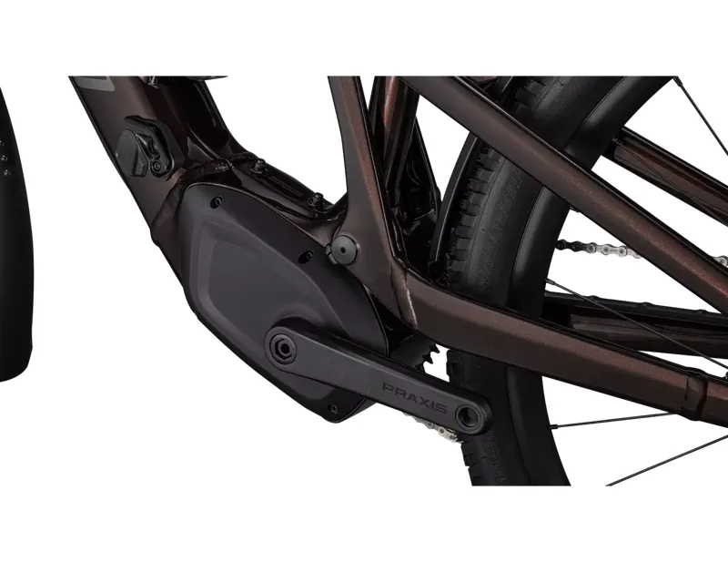 Specialized Turbo Tero X 5.0 Full Suspension Electric Mountain Bike 2024 in Red Onyx/Smoke-7