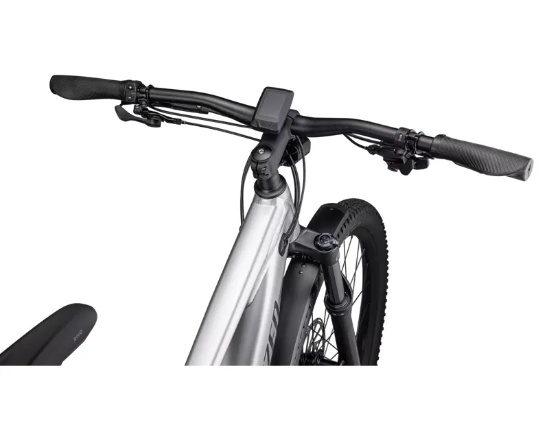 Specialized Turbo Tero X 4.0 Full Suspension Electric Mountain Bike 2023 in Silver/Smoke-4