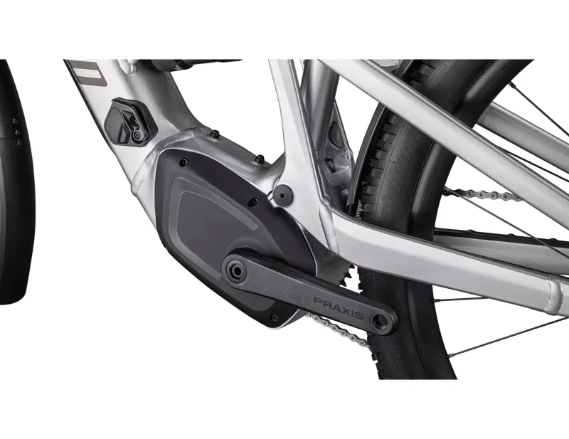 Specialized Turbo Tero X 4.0 Full Suspension Electric Mountain Bike 2023 in Silver/Smoke-7