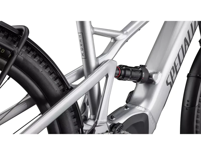 Specialized Turbo Tero X 4.0 Full Suspension Electric Mountain Bike 2023 in Silver/Smoke-8