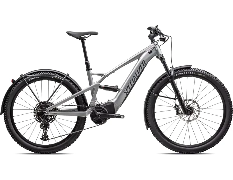 Specialized Turbo Tero X 4.0 Full Suspension Electric Mountain Bike 2023 in Silver/Smoke