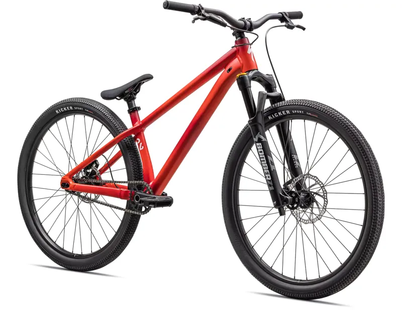 Specialized P.4 27.5in Dirt Jump Bike 2023 in Red Tint Diffused/Fiery Red/White-1
