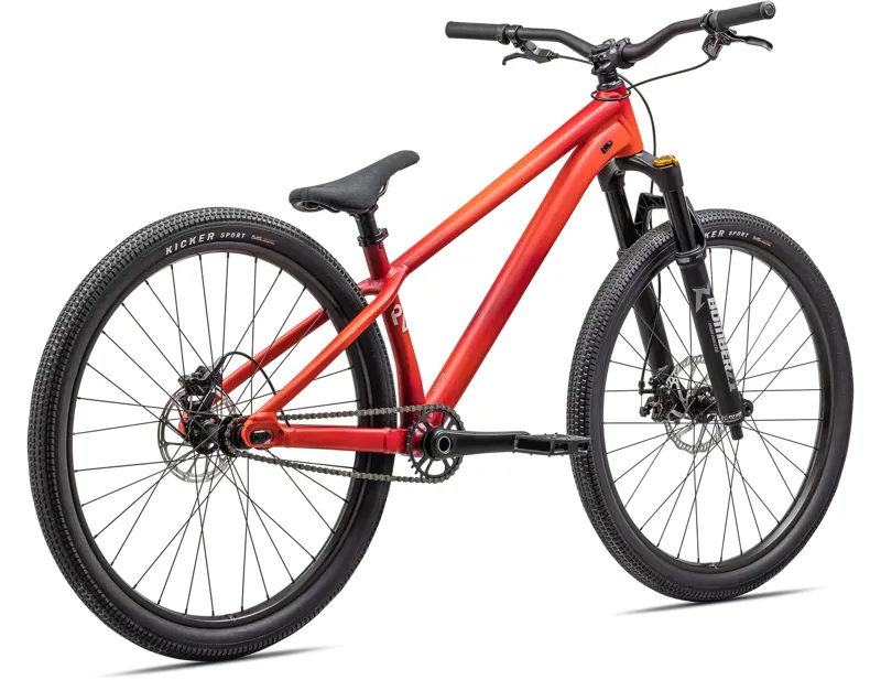 Specialized P.4 27.5in Dirt Jump Bike 2023 in Red Tint Diffused/Fiery Red/White-2