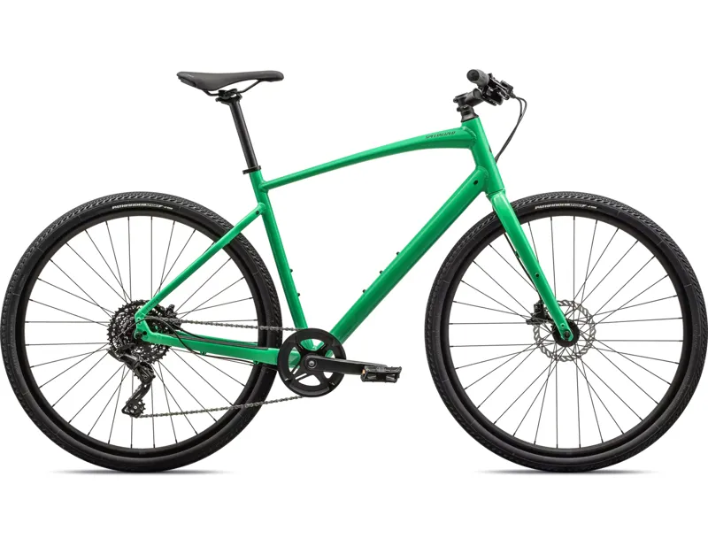 Specialized Sirrus X 2.0 Hybrid Bike 2024 in Electric Green/Smoke