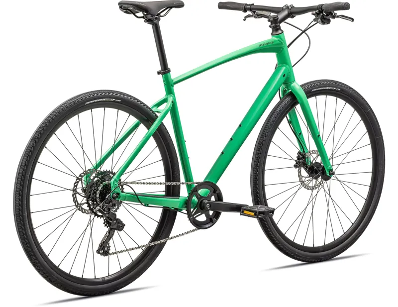 Specialized Sirrus X 2.0 Hybrid Bike 2024 in Electric Green/Smoke-2