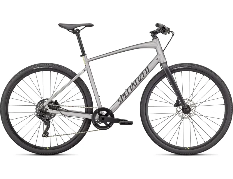 ONE OFF Specialized Sirrus X 3.0 Hybrid Bike Small 2023 in Silver/Ice Yellow/Black