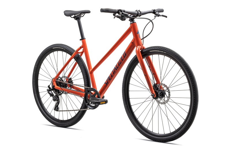 Specialized Sirrus X 2.0 Step-Through Hybrid Bike 2023 in Cactus Bloom/Mystic Blue-1