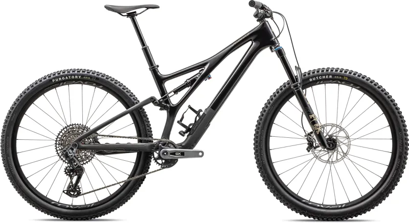 Specialized Stumpjumper Expert T-Type Full Suspension Mountain Bike 2024 in Obsidian/Taupe